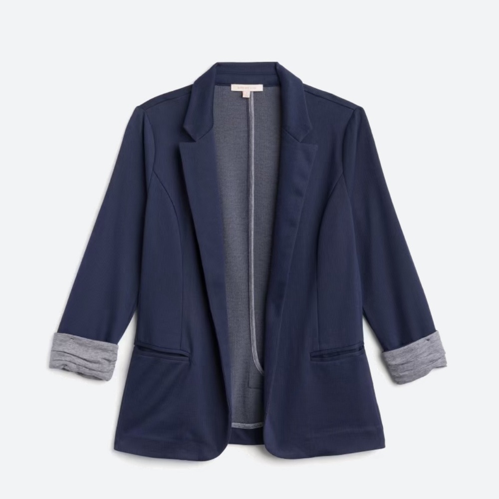Great Description About Skies Are Blue Textured Blazer